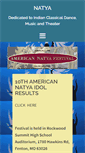 Mobile Screenshot of natya.org