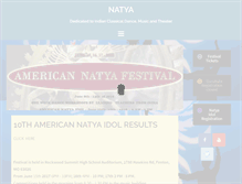 Tablet Screenshot of natya.org